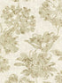 Kala Floral wallpaper in gold color - pattern number 4019-86460 - by A Street Prints in the Lustre A Metallic Collection collection