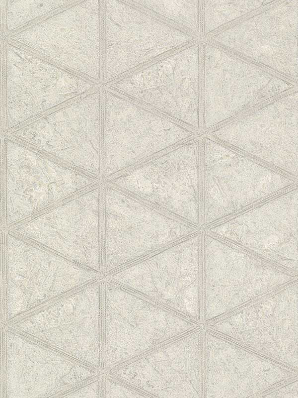 Mayari Tiled wallpaper in platinum color - pattern number 4019-86489 - by A Street Prints in the Lustre A Metallic Collection collection