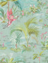 Calliope Palm Scenes fabric in light blue color - pattern number 300145 - by Eijffinger in the Pip Studio Amsterdam 5 collection