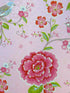 Yuma Birds in Paradise fabric in light pink color - pattern number 300160 - by Eijffinger in the Pip Studio Amsterdam 5 collection