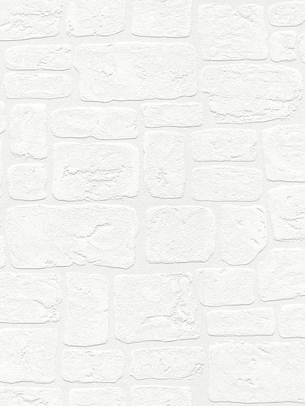 Gaffrey Paintable fabric in white color - pattern number 4000-204042 - by Brewster in the Paintworks collection