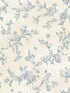 French Nightingale Trail fabric in blue color - pattern number 3123-02192 - by Chesapeake in the Homestead collection
