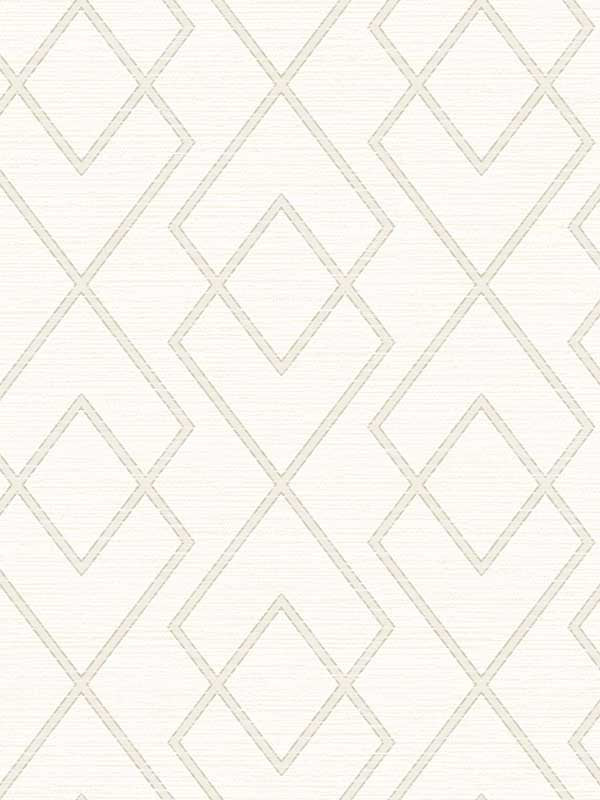 Blaze Trellis wallpaper in taupe color - pattern number 3123-12423 - by Chesapeake in the Homestead collection