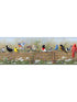 Flock Menagerie border in multicolor color - pattern number 3123-44671 - by Chesapeake in the Homestead collection