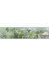 Ruby Hummingbird Garden border in light blue color - pattern number 3123-48531 - by Chesapeake in the Homestead collection