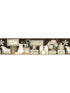 Martha Country Bath fabric in black color - pattern number 3123-63102 - by Chesapeake in the Homestead collection