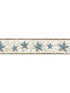 Heritage Tin Star Border border in blue color - pattern number 3123-65366 - by Chesapeake in the Homestead collection