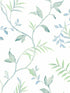 Watercolor Leaf Trail Peel and Stick wallpaper in sea glass color - pattern number NW38204 - by NextWall in the Peel and Stick Wallpaper by Nextwall collection