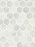 Inlay Hexagon Peel and Stick wallpaper in cream neutral color - pattern number NW38606 - by NextWall in the Peel and Stick Wallpaper by Nextwall collection