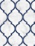 Marbled Ogee Peel and Stick wallpaper in royal blue and carrara color - pattern number NW39302 - by NextWall in the Peel and Stick Wallpaper by Nextwall collection