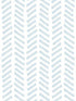 Mod Chevron Peel and Stick wallpaper in sky blue color - pattern number NW39712 - by NextWall in the Peel and Stick Wallpaper by Nextwall collection
