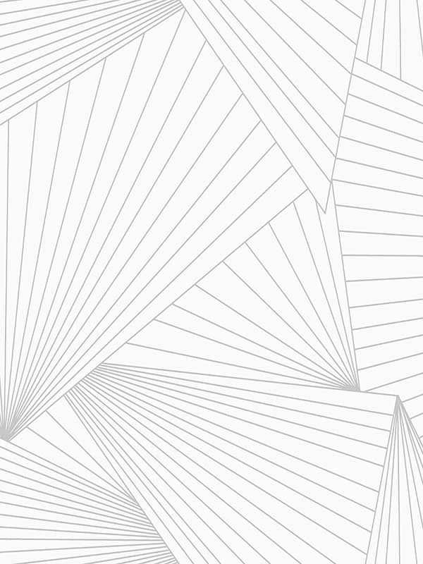 Ray Geo Peel and Stick wallpaper in white and harbor gray color - pattern number NW41318 - by NextWall in the Peel and Stick Wallpaper by Nextwall collection