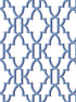 Coastal Lattice Peel and Stick fabric in riviera blue color - pattern number LN21102 - by NextWall in the Peel and Stick Wallpaper by Lillian August Luxe Haven collection