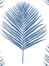 Maui Palm Peel and Stick fabric in coastal blue color - pattern number LN20002 - by NextWall in the Peel and Stick Wallpaper by Lillian August Luxe Haven collection