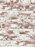 Soho Brick Peel and Stick wallpaper in terra cotta color - pattern number LN20901 - by NextWall in the Peel and Stick Wallpaper by Lillian August Luxe Haven collection