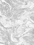 Faux Marble Peel and Stick wallpaper in calcutta and metallic silver color - pattern number LN21003 - by NextWall in the Peel and Stick Wallpaper by Lillian August Luxe Haven collection