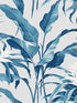 Palma Peel and Stick fabric in blue lagoon and grey color - pattern number SG10302 - by NextWall in the Peel and Stick Wallpaper by Stacy Garcia Sojourn Collection collection