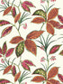 Leaves wallpaper in terra cotta color - pattern number TP80810 - by Pelican Prints in the Maui Maui collection