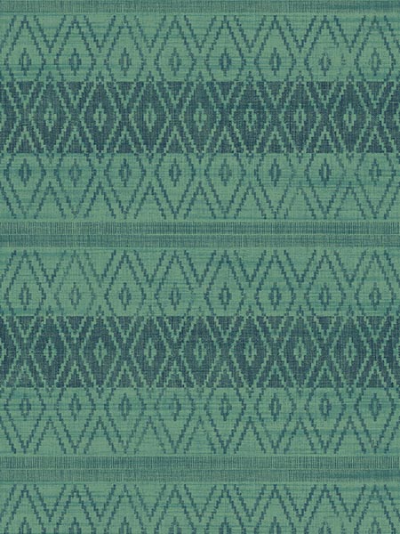 Tribal Stripe wallpaper in deep sea color - pattern number TP81004 - by Pelican Prints in the Maui Maui collection