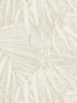 Tropical Leaves Metallic fabric in 30005 color - pattern number SE30005 - by Pelican Prints in the Suede 2 collection