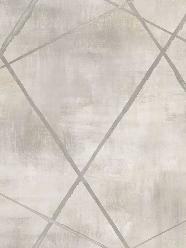 Diagonals Metallic fabric in 30302 color - pattern number SE30302 - by Pelican Prints in the Suede 2 collection