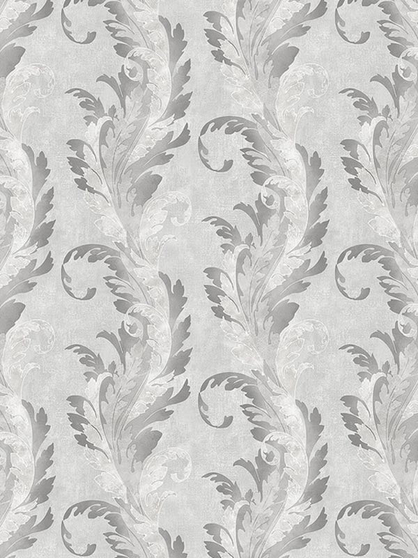 Big Scroll Metallic wallpaper in 30908 color - pattern number SE30908 - by Pelican Prints in the Suede 2 collection