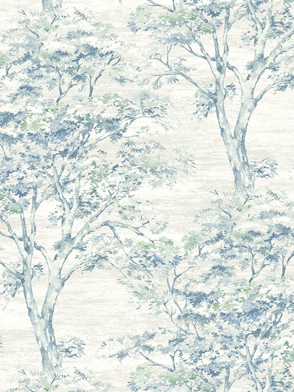 Tree Metallic wallpaper in 31302 color - pattern number SE31302 - by Pelican Prints in the Suede 2 collection