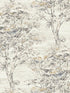 Tree Metallic wallpaper in 31308 color - pattern number SE31308 - by Pelican Prints in the Suede 2 collection