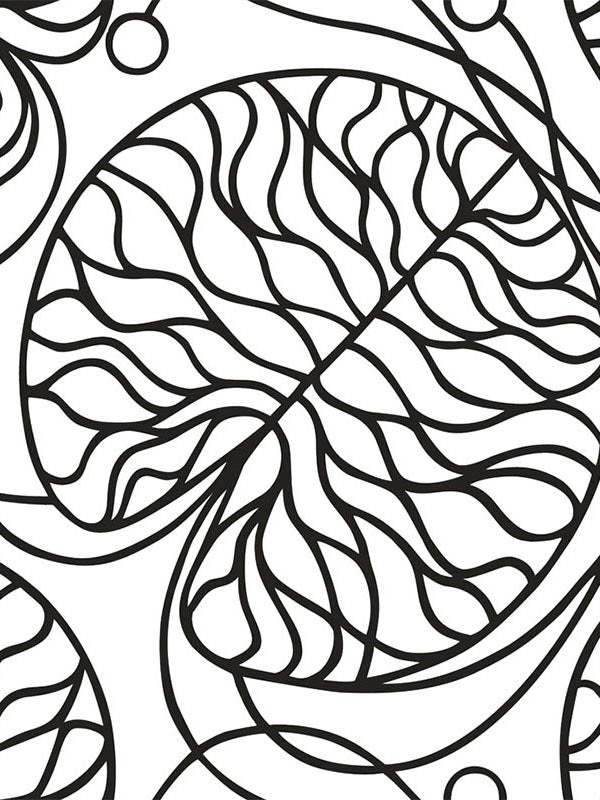 Bottna fabric in ebony and eggshell color - pattern number 14131X - by Wallquest in the Marimekko Wallcoverings Vol 5 collection