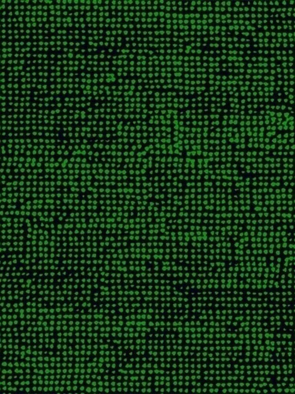 Orkanen fabric in green and midnight blue color - pattern number 23310X - by Wallquest in the Marimekko Wallcoverings Vol 5 collection