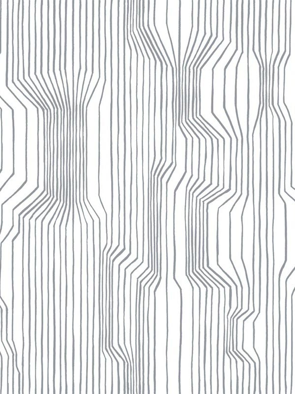 Frekvenssi fabric in gray and eggshell color - pattern number 23366X - by Wallquest in the Marimekko Wallcoverings Vol 5 collection