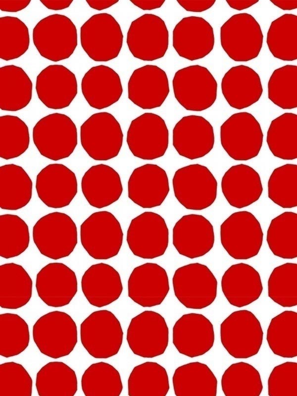 Pienet Kivet wallpaper in scarlet and eggshell color - pattern number 23381X - by Wallquest in the Marimekko Wallcoverings Vol 5 collection