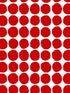Pienet Kivet wallpaper in scarlet and eggshell color - pattern number 23381X - by Wallquest in the Marimekko Wallcoverings Vol 5 collection