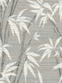 Tropical Bamboo Print fabric in gray color - pattern number AF40208 - by Pelican Prints in the Sumi Collection collection