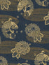 Koi Pond fabric in navy color - pattern number AF40602 - by Pelican Prints in the Sumi Collection collection
