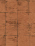 Metallic Tile fabric in copper bronze color - pattern number AF40906 - by Pelican Prints in the Sumi Collection collection