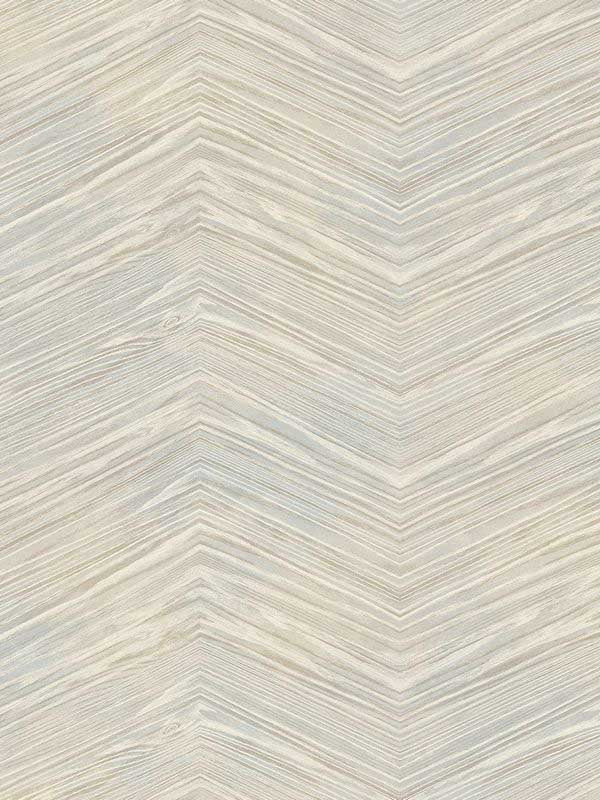 Wood Chevron wallpaper in brown taupe color - pattern number EH70803 - by Pelican Prints in the Maya collection