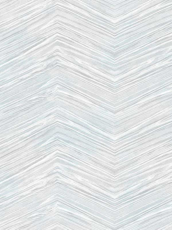 Wood Chevron wallpaper in aqua teal color - pattern number EH70812 - by Pelican Prints in the Maya collection
