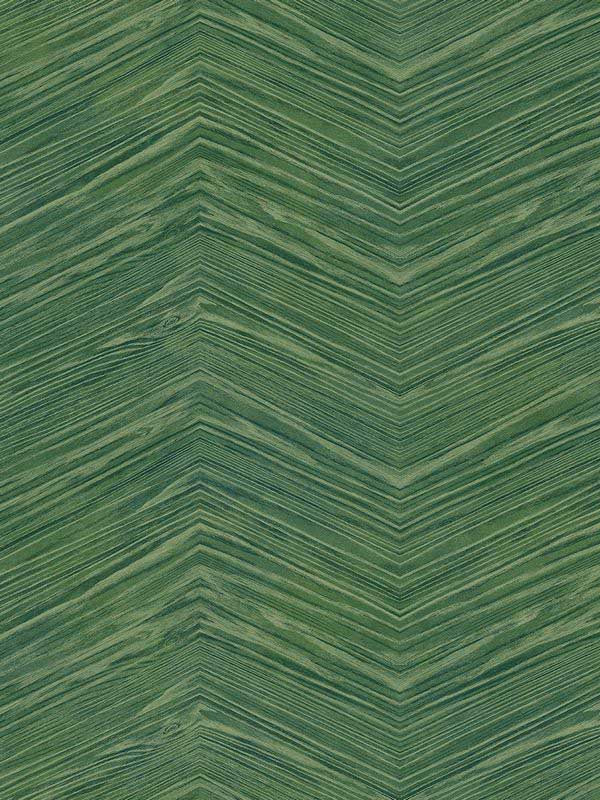 Wood Chevron wallpaper in green color - pattern number EH70824 - by Pelican Prints in the Maya collection