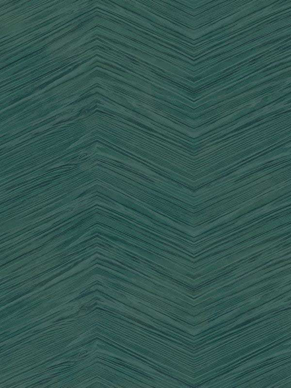 Wood Chevron wallpaper in aqua teal color - pattern number EH70834 - by Pelican Prints in the Maya collection