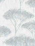 Trees fabric in blue color - pattern number EH71312 - by Pelican Prints in the Maya collection