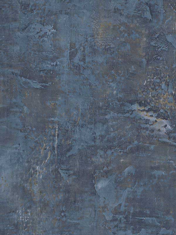 Faux wallpaper in blue color - pattern number EH71503 - by Pelican Prints in the Maya collection