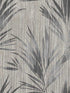 Tropical Leaf wallpaper in black color - pattern number EH71900 - by Pelican Prints in the Maya collection