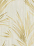 Tropical Leaf wallpaper in gold color - pattern number EH71905 - by Pelican Prints in the Maya collection