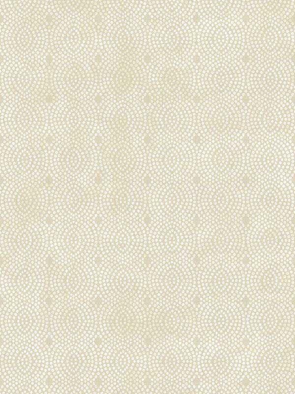 All Over Circles wallpaper in warm neutral beige color - pattern number EH72105 - by Pelican Prints in the Maya collection