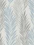 Vertical Leaves wallpaper in blue color - pattern number EH72202 - by Pelican Prints in the Maya collection