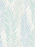 Vertical Leaves wallpaper in blue color - pattern number EH72204 - by Pelican Prints in the Maya collection