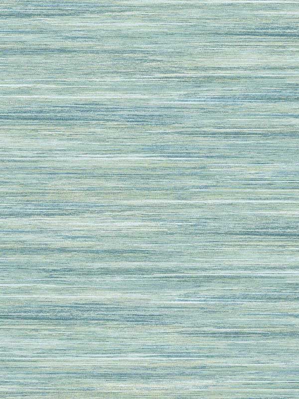 Striped Faux wallpaper in aqua teal color - pattern number EH72404 - by Pelican Prints in the Maya collection