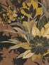 Flowers wallpaper in black color - pattern number EH72505 - by Pelican Prints in the Maya collection