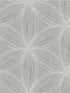 Star Flower fabric in cool neutral color - pattern number SK90400 - by Pelican Prints in the Skyline collection
